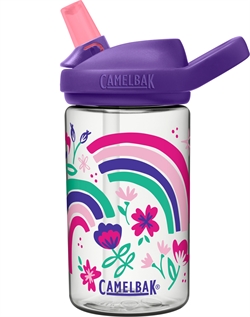 Camelbak Eddy+ Kids Bottle - 0,4 L - Rainbow Floral - Drikkeflaske